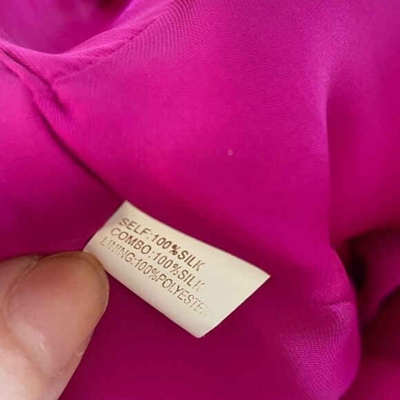 Marchesa Notte One Shoulder Silk Cocktail Mini Dress 4 - Picture 8 of 13